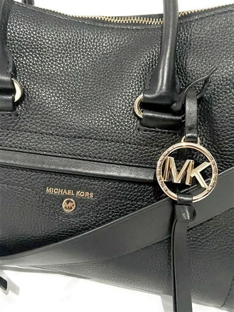 michael michael kors corrine large leather shoulder bag|michael kors handbag shoulder strap.